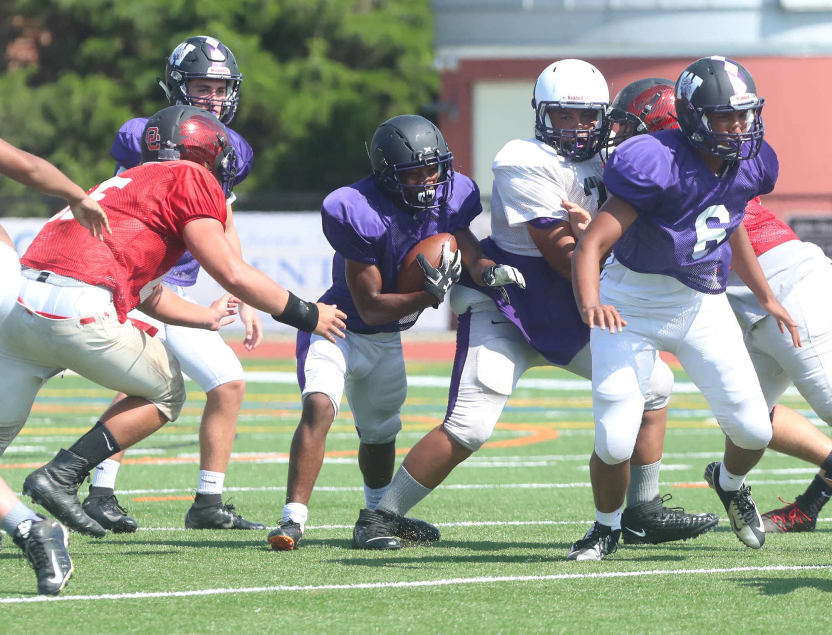 Ocean City Football scrimmage